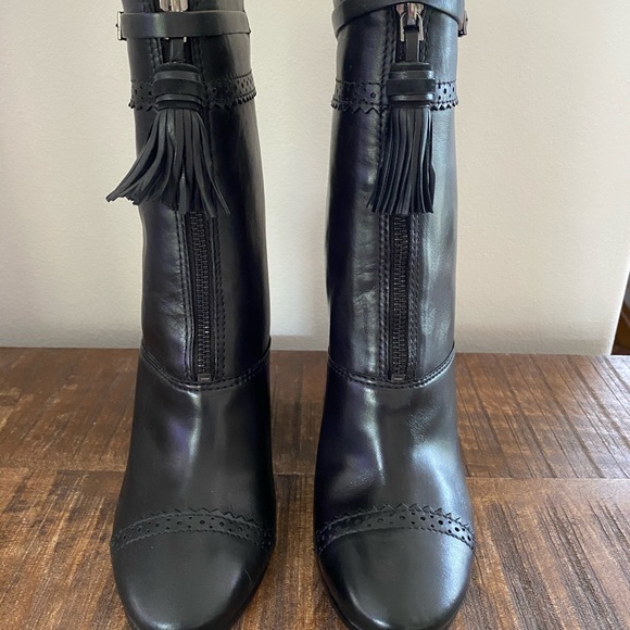 Tory Burch “Huxley” Black Ankle Boots - Picture 6 of 7